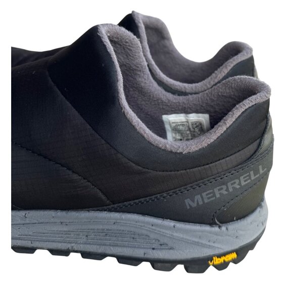 Merrell Mens Nova Size10 Sneaker Moc Slip On Shoes Black Waterproof Vibram Sole - Picture 8 of 12